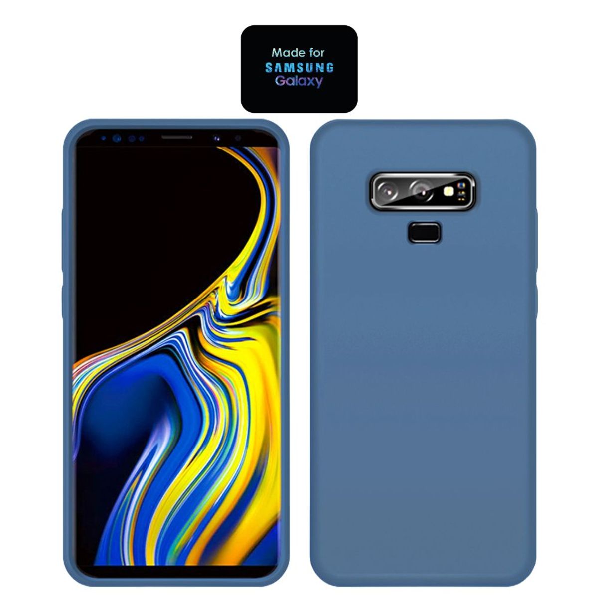 GENERICO - Silicone Case Samsung Note 9 Con Marca