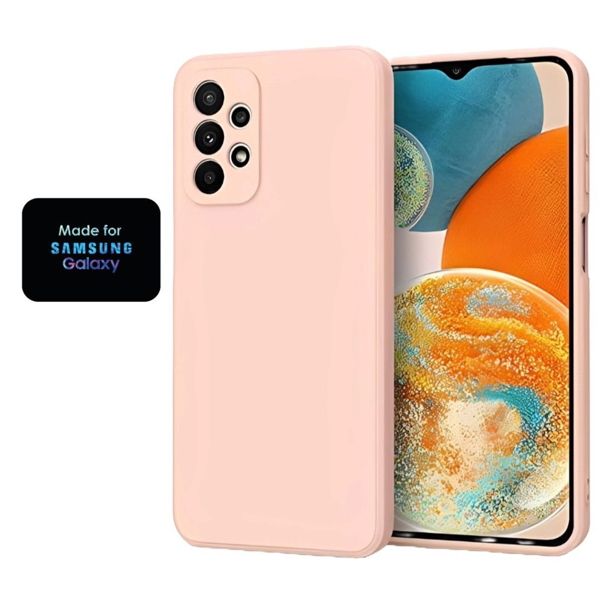 GENERICO - Silicone Case Samsung A23 Con Marca