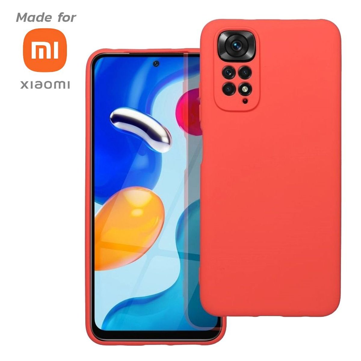 GENERICO - Silicone Case Xiaomi Note 11 Con Marca