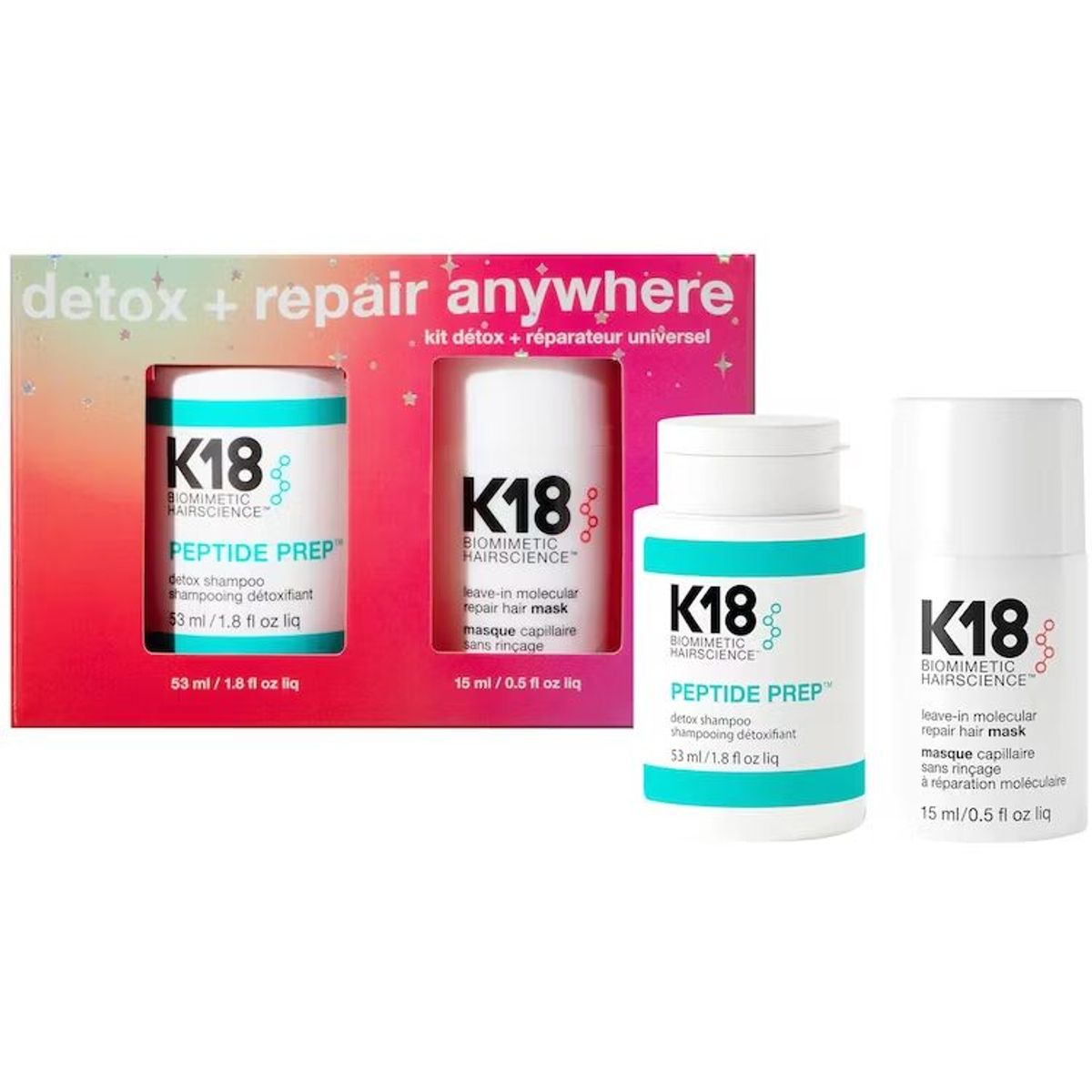 K18 - Duo Capilar Molecular - K18 Biomimetic tratamiento - Reparador Extremo