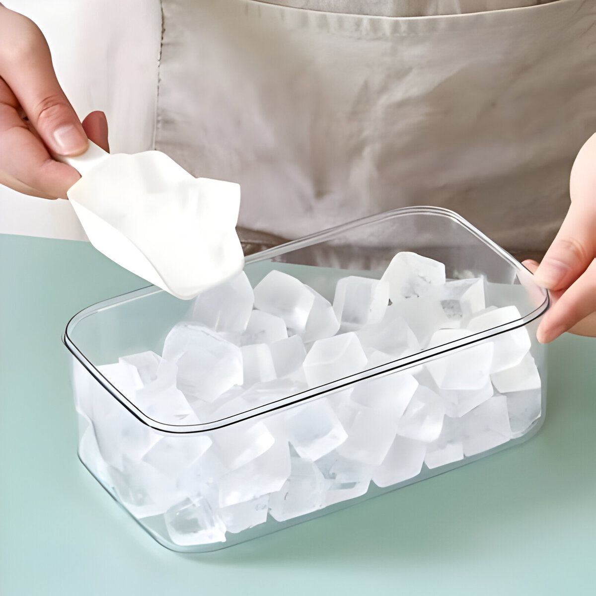 ELMEJORPRECIO - Hielera Con Taper Y Pala Para Almacenar Melon