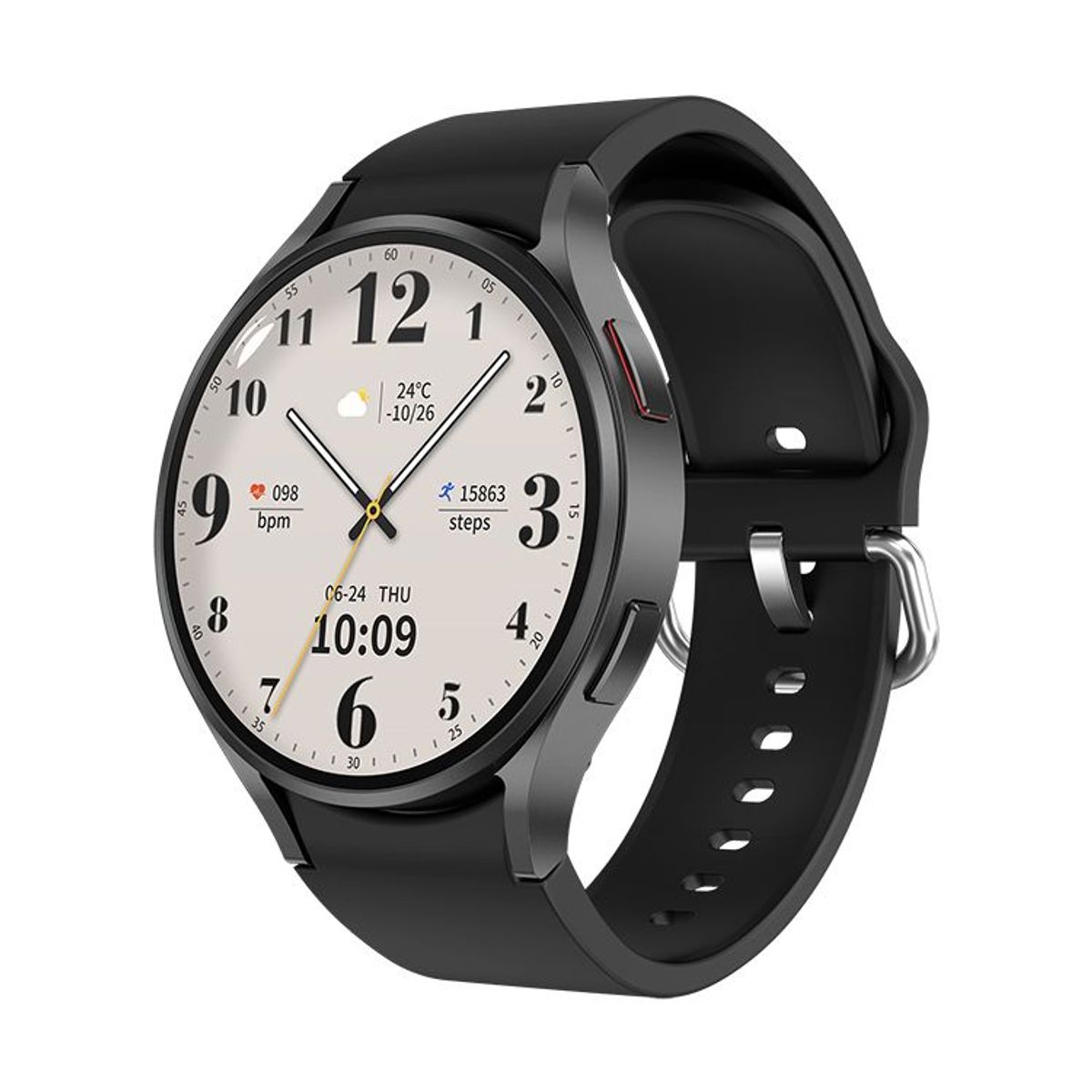 GENERICO - Smartwatch Deportivo M10 Watch 6 Negro compatible Android iOs