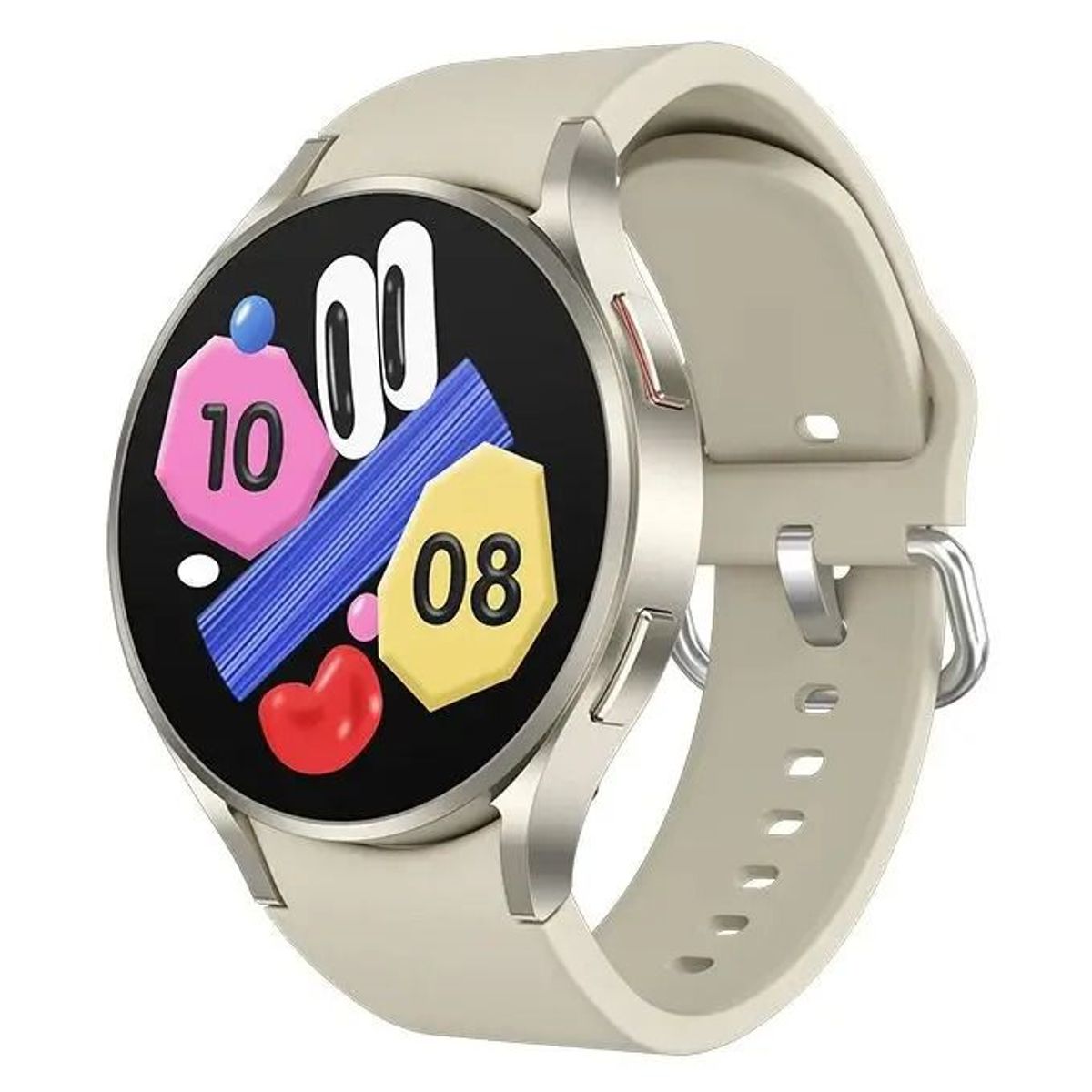 GENERICO - Smartwatch Deportivo M10 Watch 6 Plateado compatible Android iOs