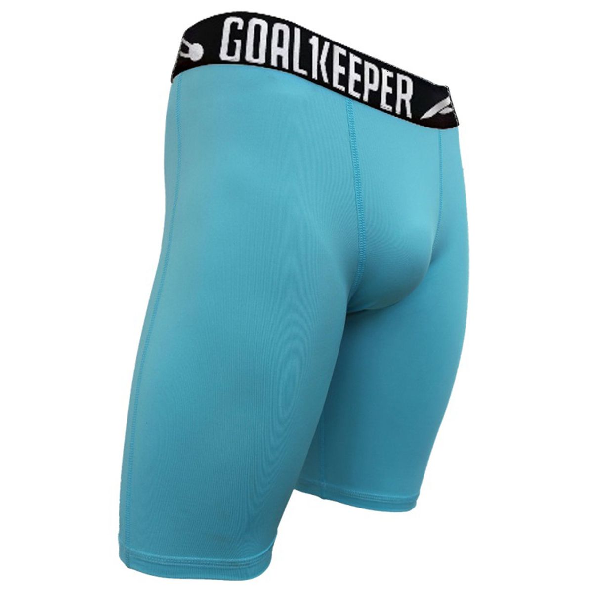 GENERICO - malla short licra pantaloneta hombre celeste cristal