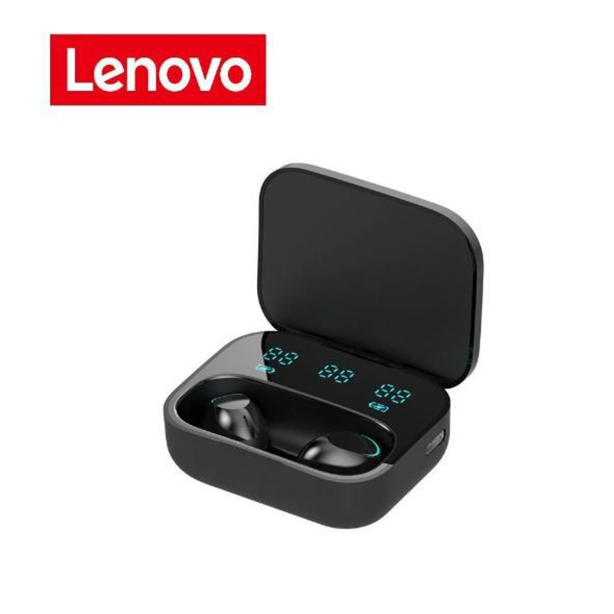 LENOVO - Audifono Bluetooth Lenovo H15 Pro TWS 5.0 Negro