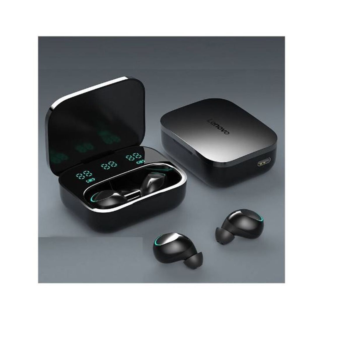 LENOVO - Audifono Bluetooth Lenovo H15 Pro TWS 5.0 Negro