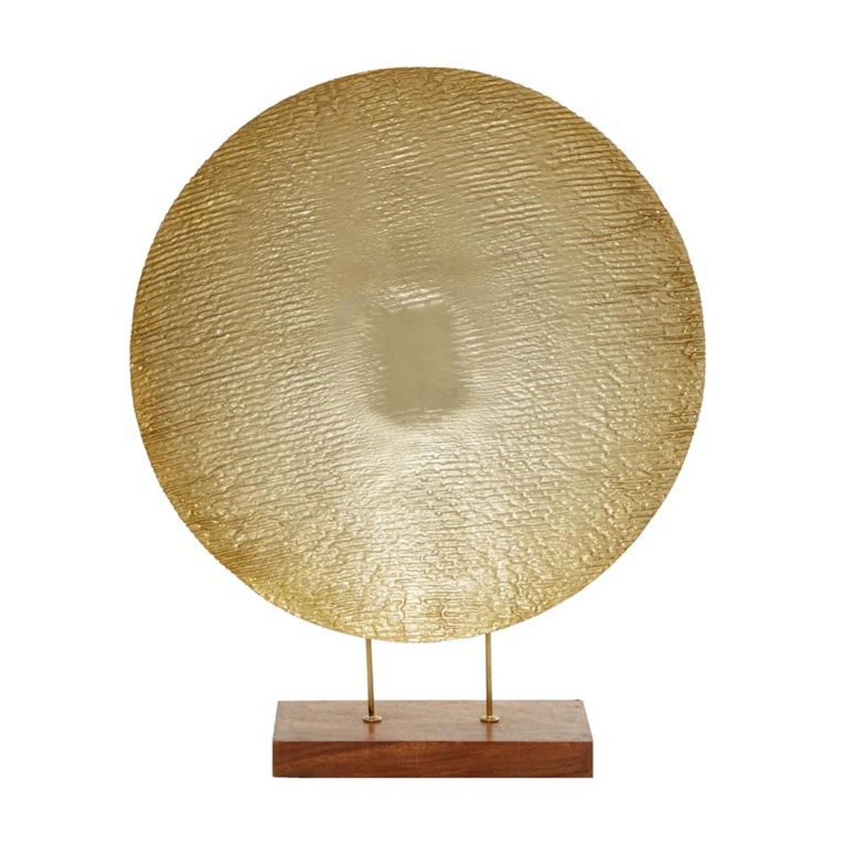 GENERICO - Escultura Plato Decorativo Dorado