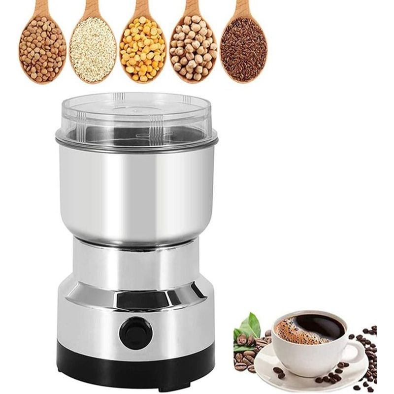 GENERICO - Molino de Café Eléctrico Dia del Padre- Acero Inoxidable
