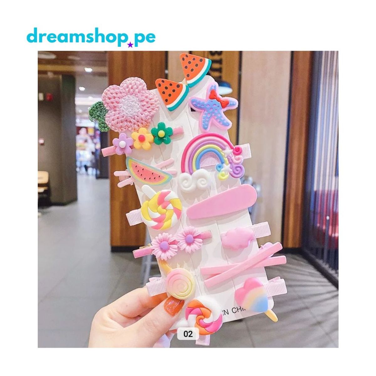 GENERICO - GANCHOS PARA CABELLO DE NIÑAS - X14 PIEZAS