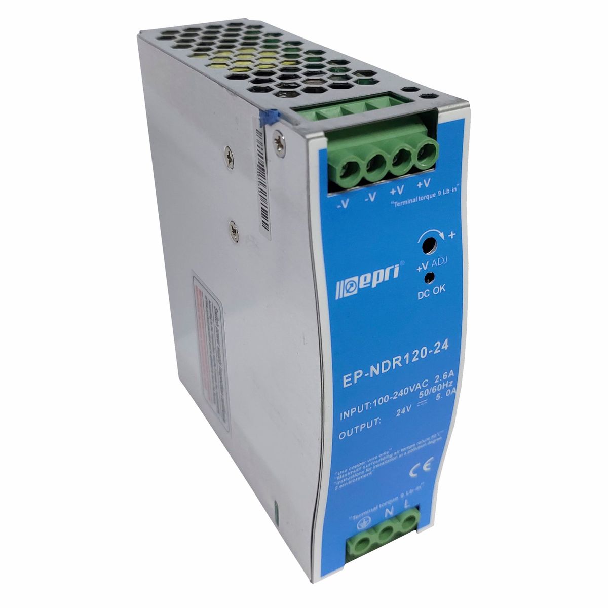 EPRI - FUENTE SWITCHING RIEL DIN 24V 5AMP NDR120