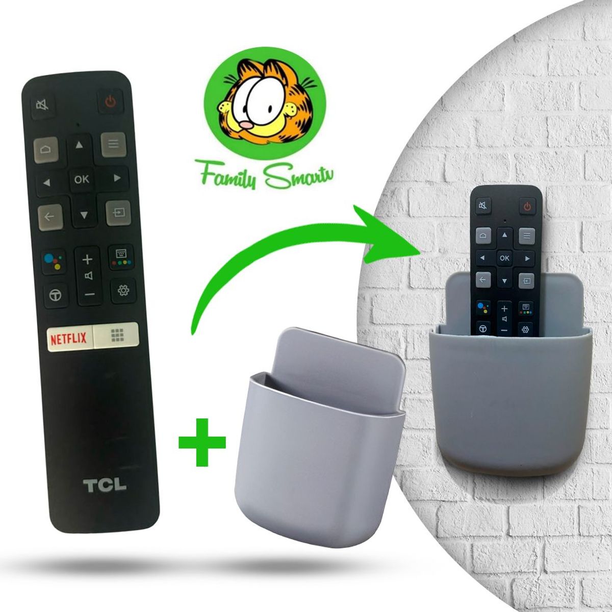 UNIVERSAL - Control Remoto Tcl Smart Modelo RC802V + Soporte Multifuncional