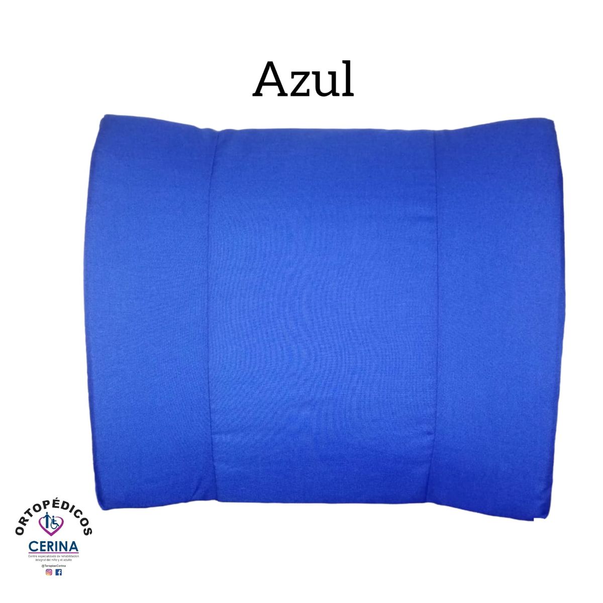 GENERICO - Respaldar Soporte Lumbar Color Azulino