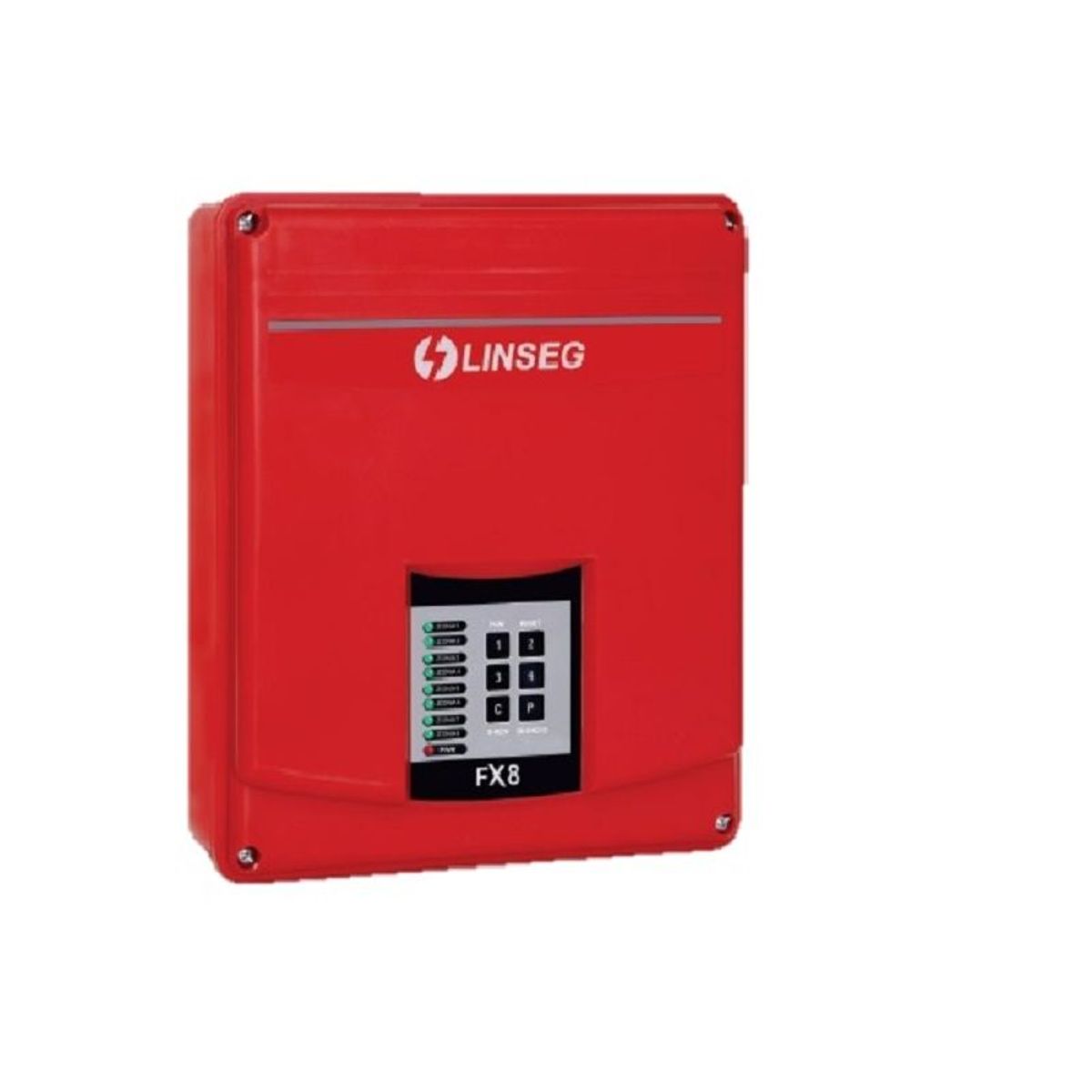 GENERICO - Panel De Alarma Contra Incendio Linseg Fx8 8 Zonas