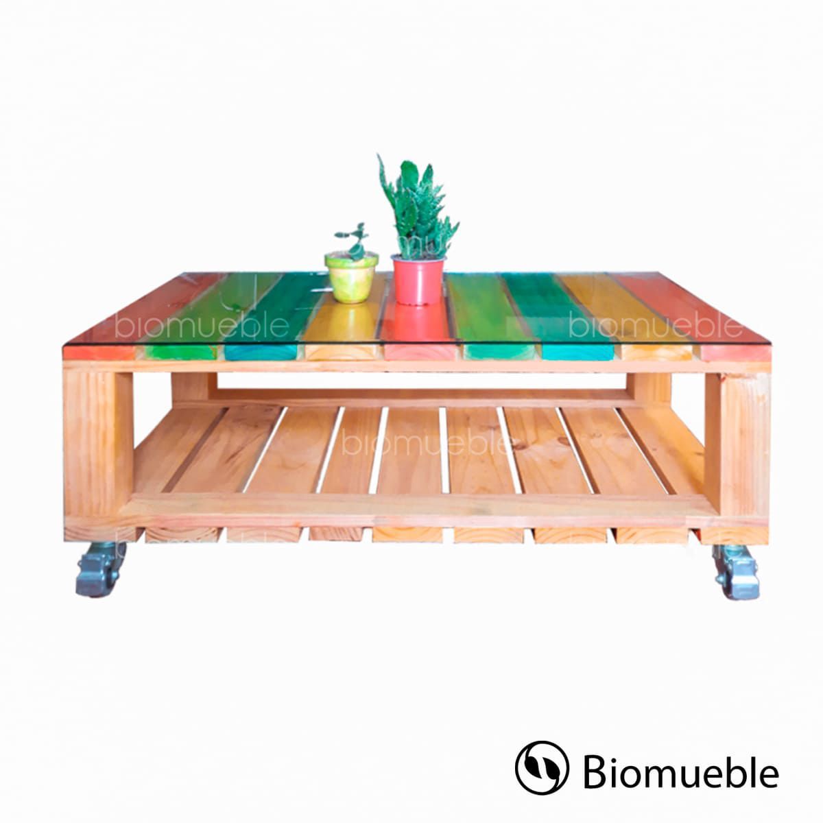 GENERICO - Mesa de centro ANIA de palets reciclados