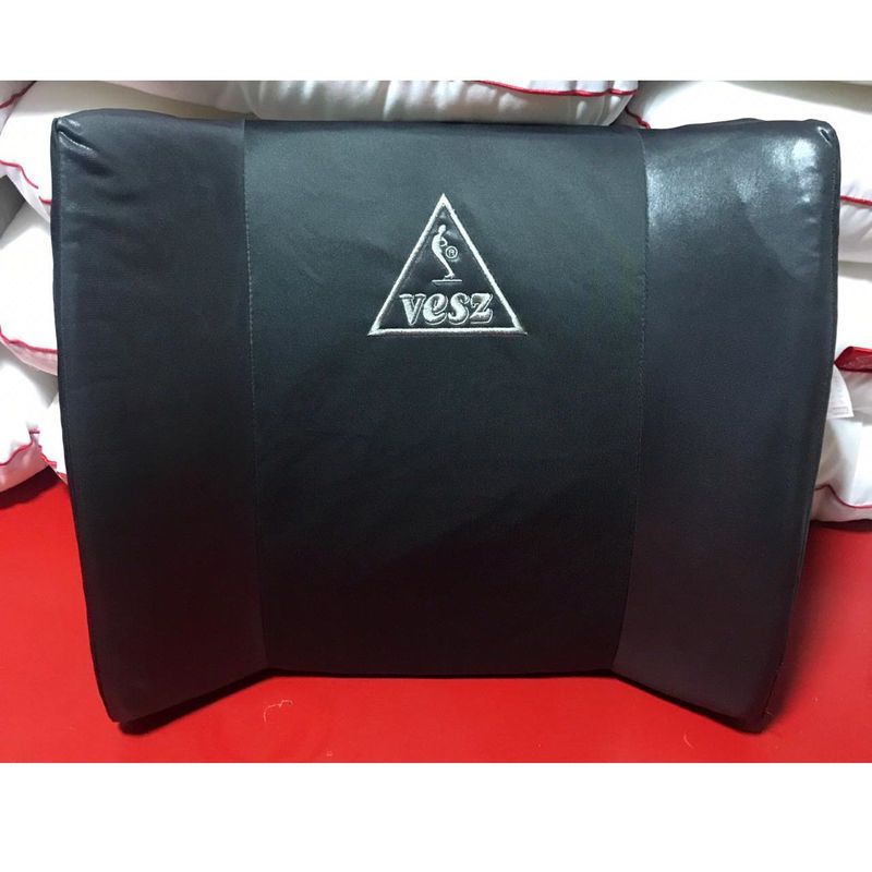 GENERICO - Cojín lumbar negro Vesz