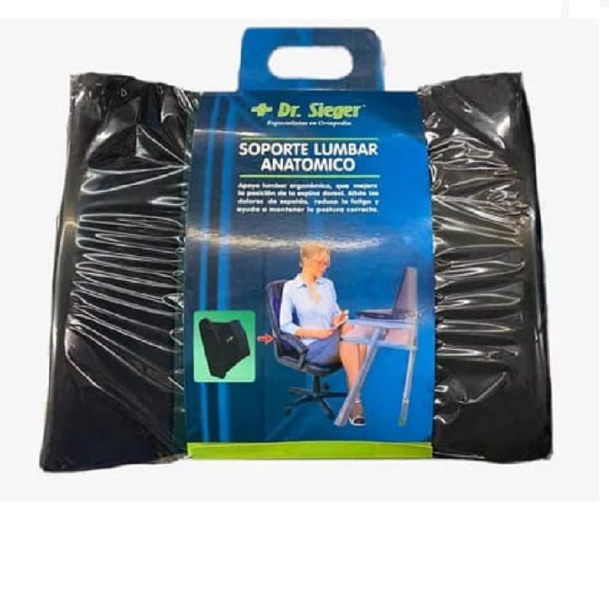 GENERICO - Cojín lumbar negro Dr Sieger Premium