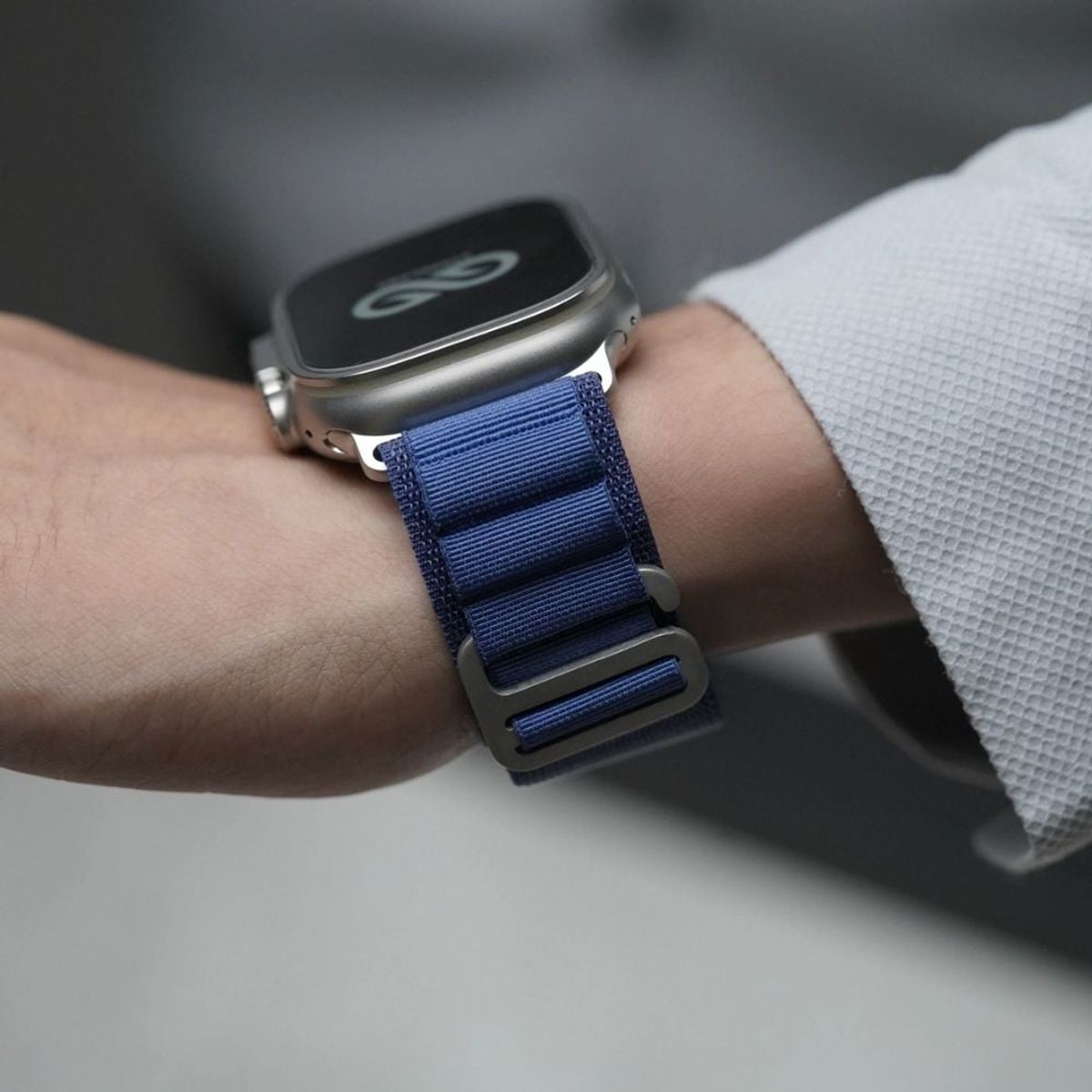 OEM - Correa Alpine Loop Ultra para Apple Watch Color Azul