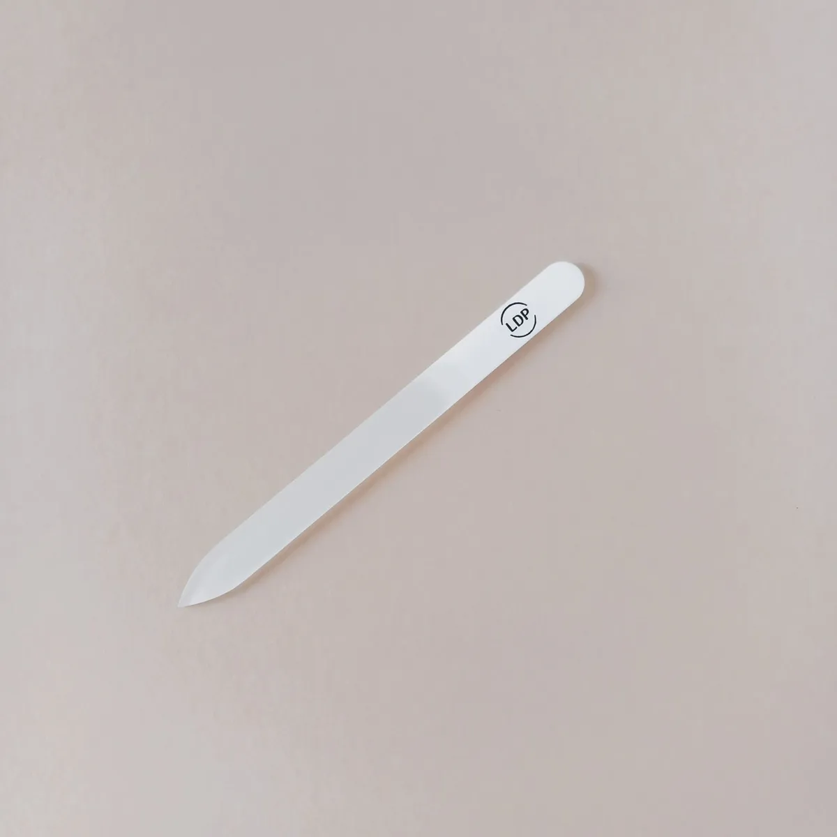LDP BEAUTY - Lima de Cristal - Cristal File  Color Blanco 13.5cm