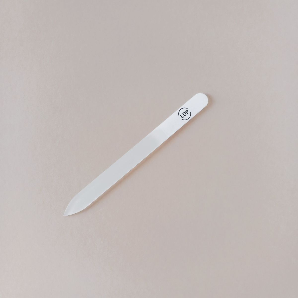 LDP BEAUTY - Lima de Cristal - Cristal File  Color Blanco 13.5cm