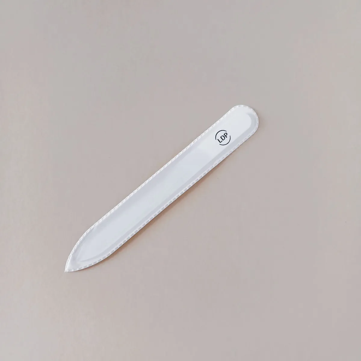 LDP BEAUTY - Lima de Cristal - Cristal File  Color Blanco 13.5cm