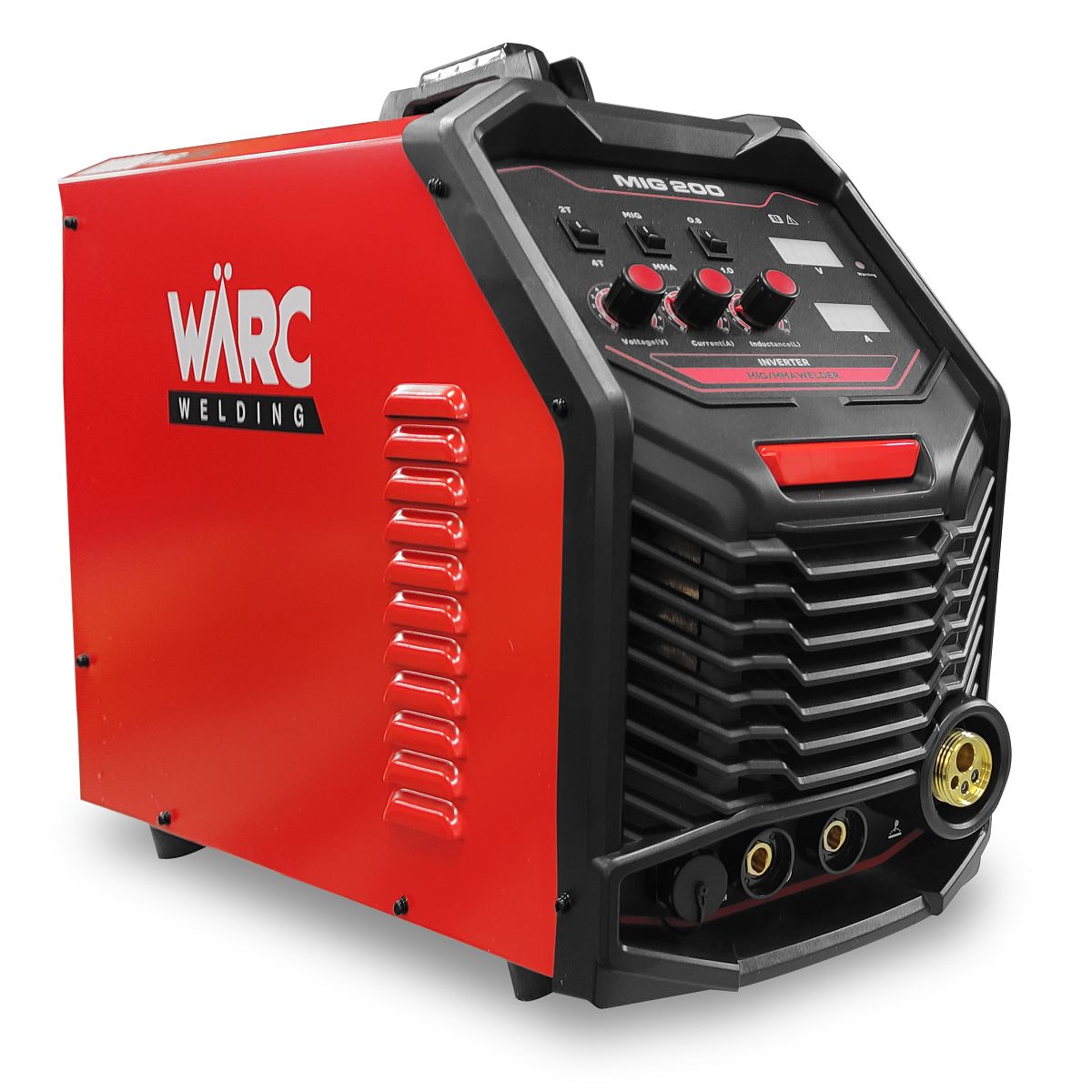 WARC - Máquina De Soldar Mig 200a Warc + Regulador + Fotosensible