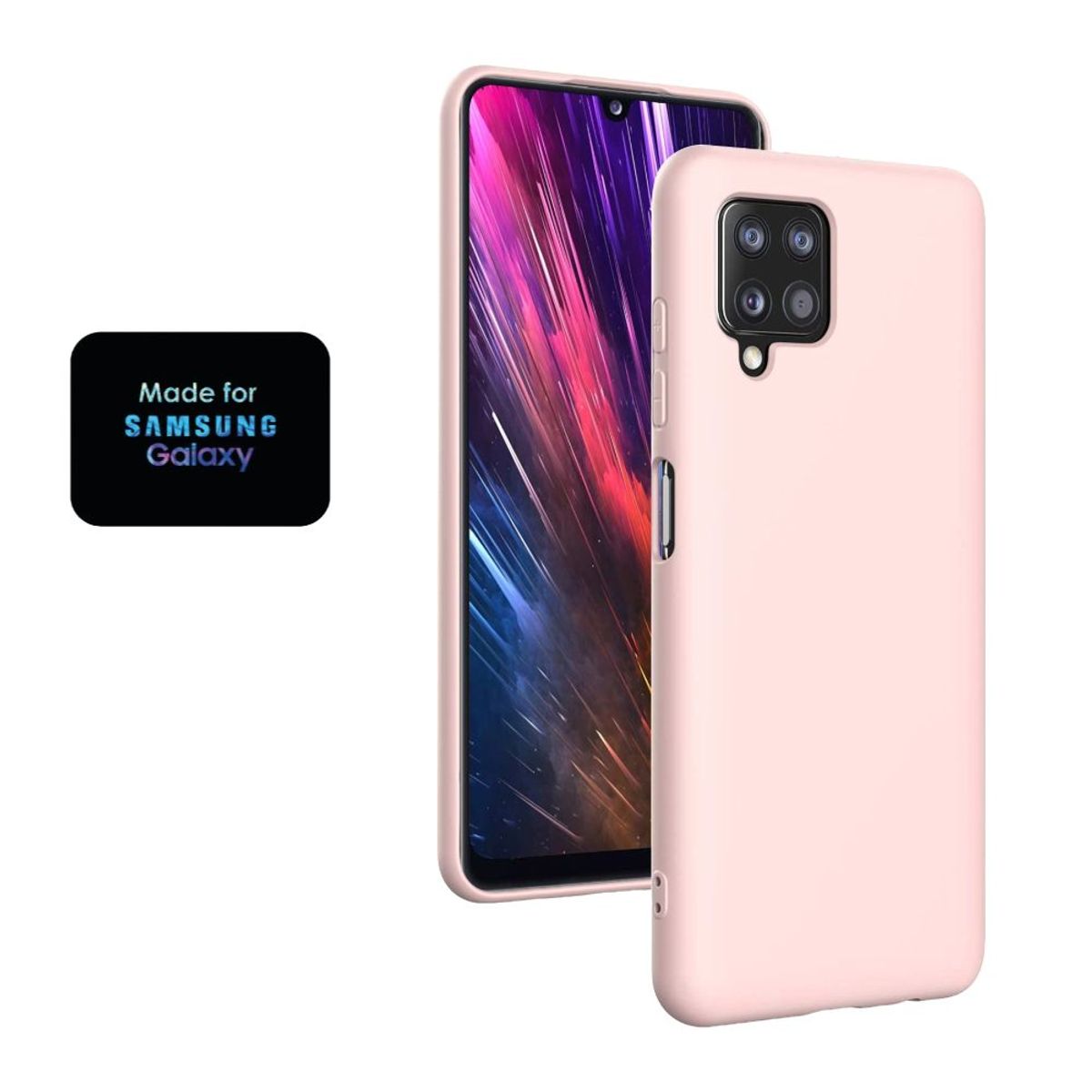 GENERICO - Silicone Case Samsung A12 4g Con Marca