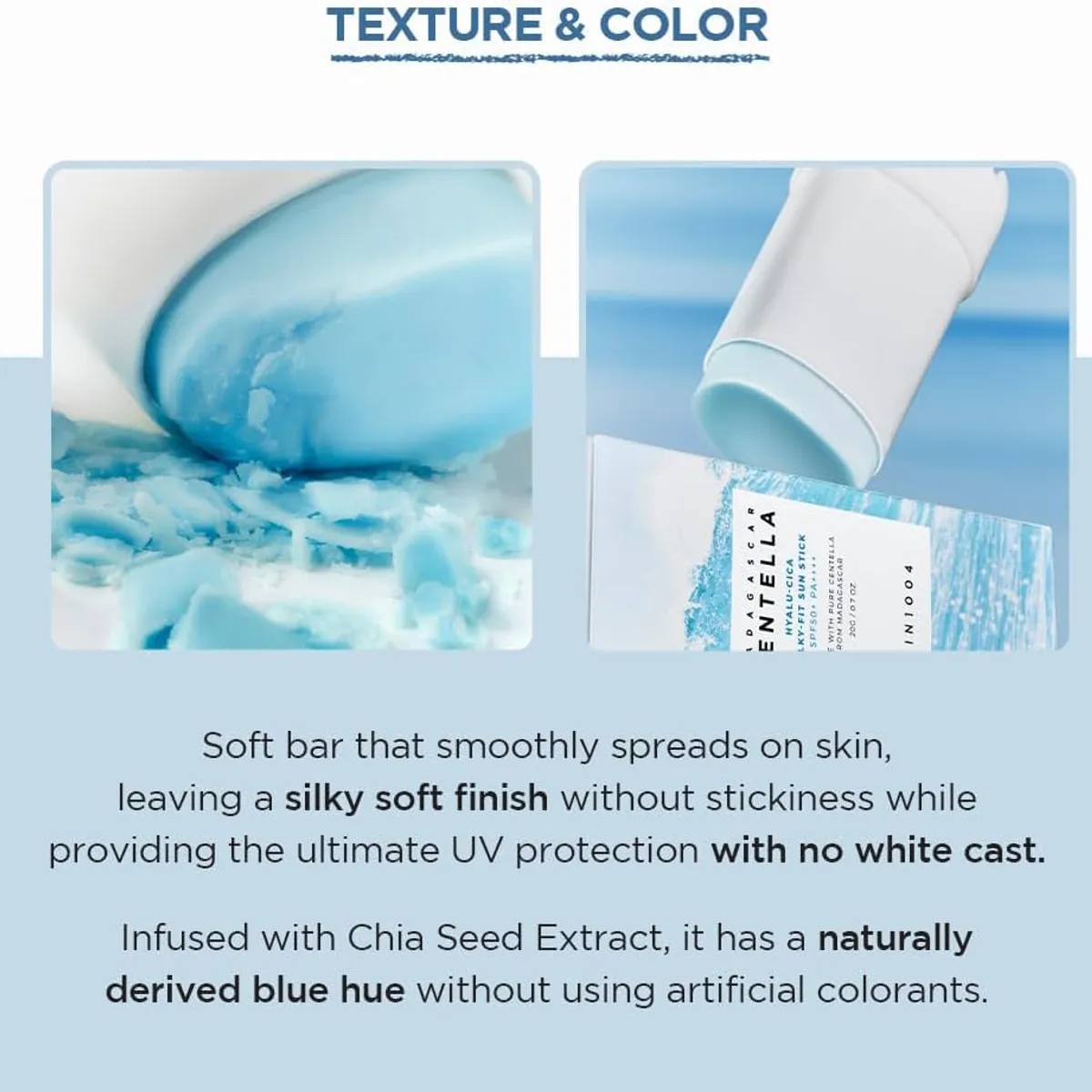 SKIN1004 - SKIN1004 Madagascar Centella Hyalu-Cica Sun Stick SPF50+ PA++++