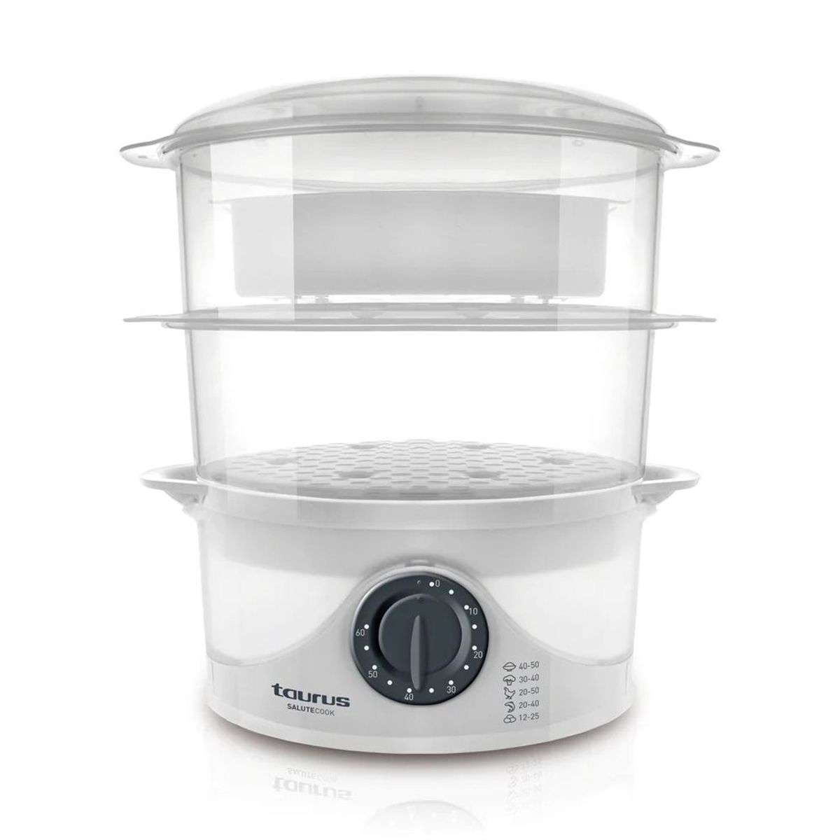 TAURUS - Vaporera de Alimentos 800W Taurus SALUTECOOK