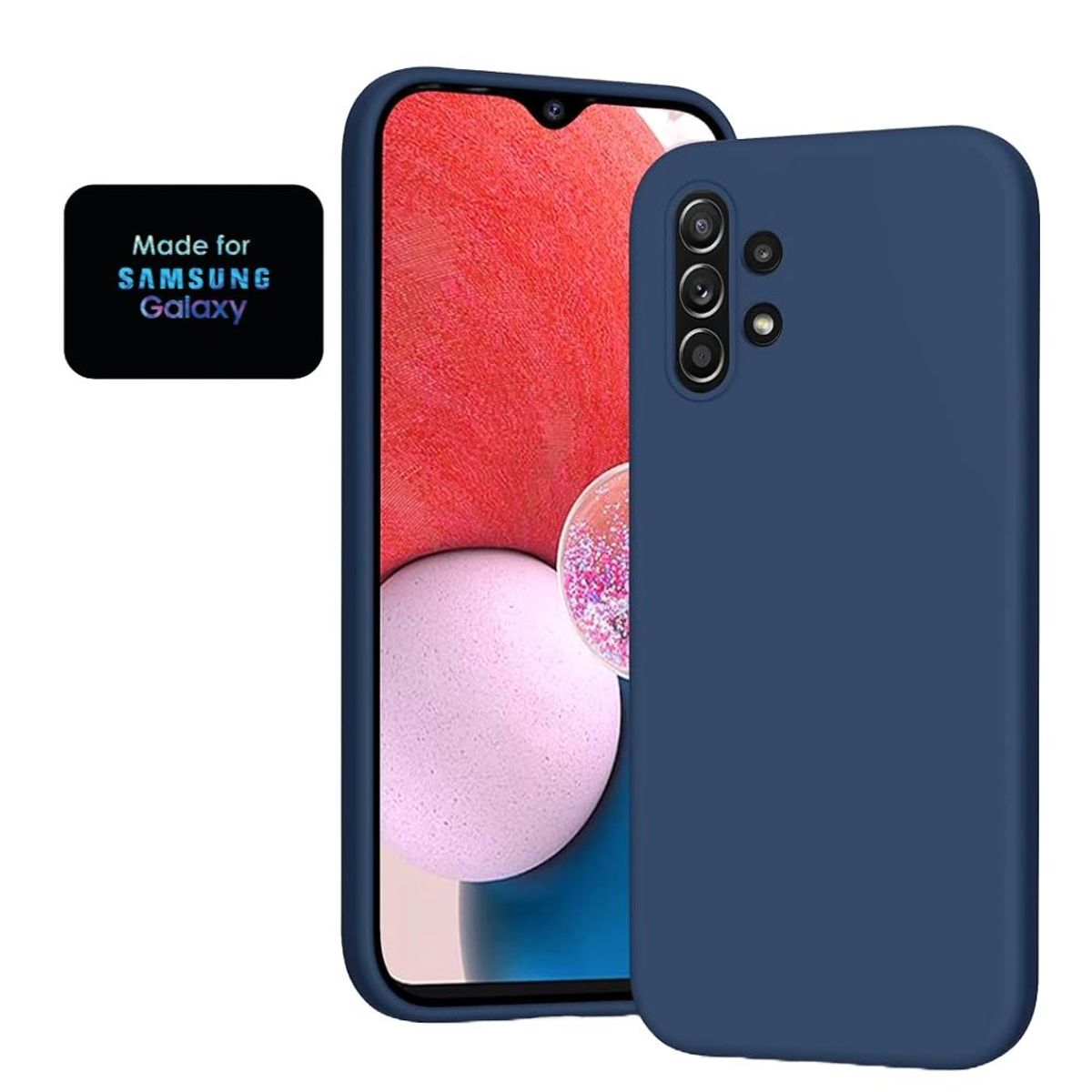 GENERICO - Silicone Case Samsung A13 4g Con Marca