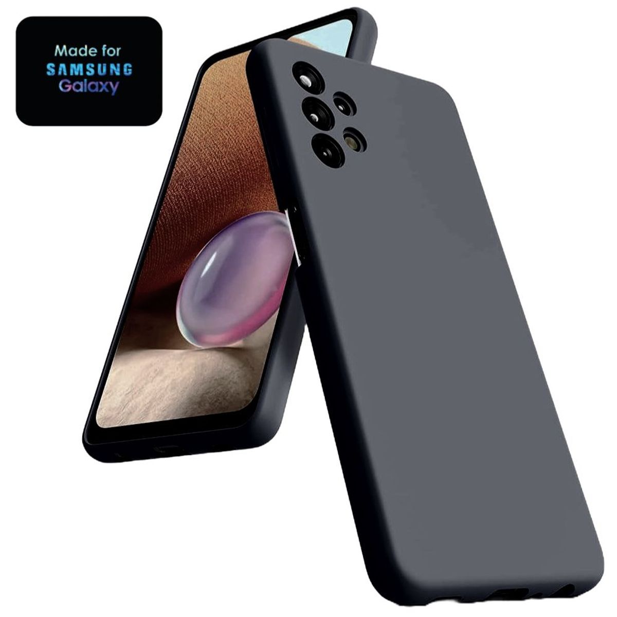 GENERICO - Silicone Case Samsung A32 4g Con Marca