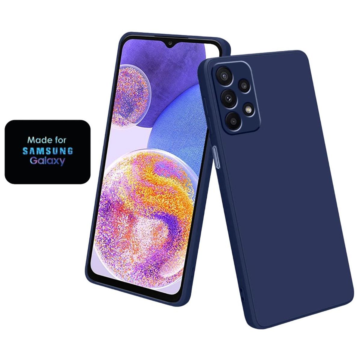 GENERICO - Silicone Case Samsung A23 Con Marca