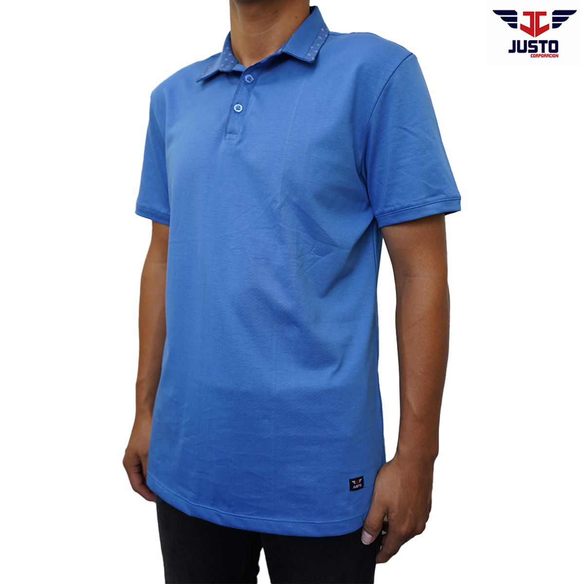 JUSTO - POLO PARA HOMBRE CAMISERO BOX - JERSEY 100% ALGODON  SLIM FIT