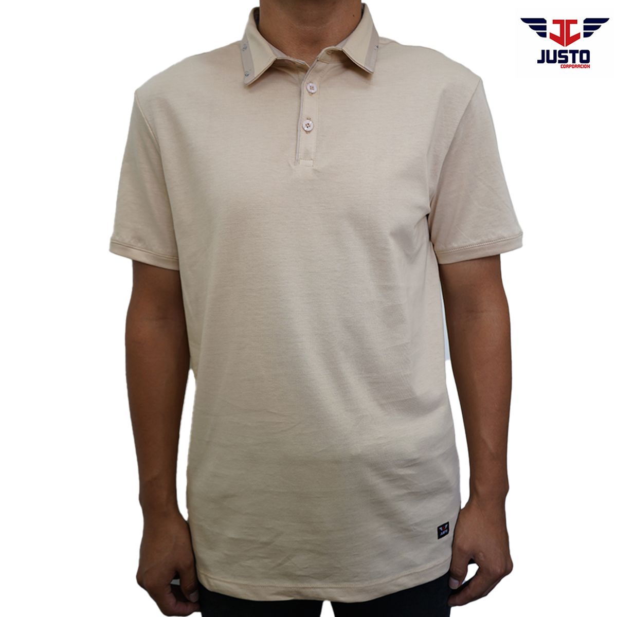 JUSTO - POLO PARA HOMBRE CAMISERO BOX - JERSEY 100% ALGODON  SLIM FIT