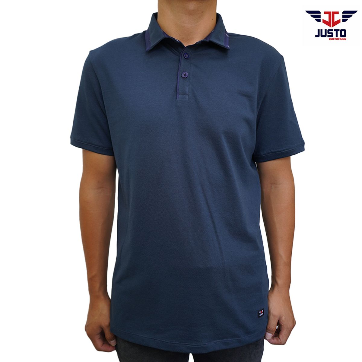 JUSTO - POLO PARA HOMBRE CAMISERO BOX - JERSEY 100% ALGODON  SLIM FIT