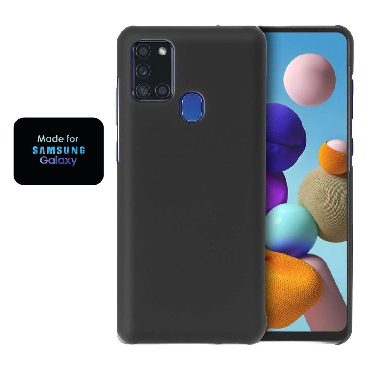 GENERICO - Silicone Case Samsung A21s Con Marca