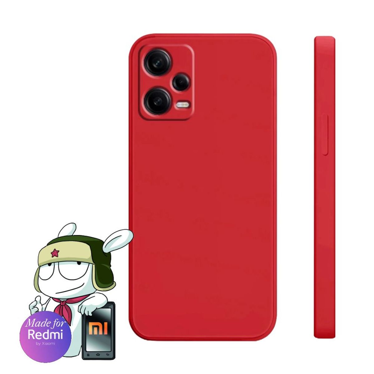 GENERICO - Silicone Case Redmi Note 12 Pro Plus Con Marca