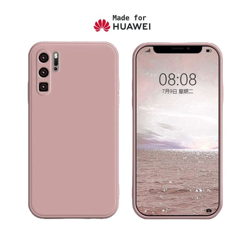 GENERICO - Silicone Case Huawei P30 Pro Con Marca