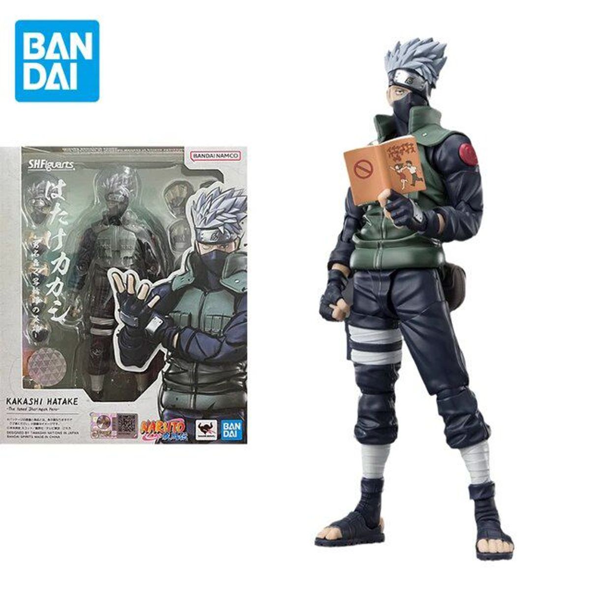 BANDAI - Figura de Acción Naruto Shippuden SH Figuarts Kakashi Hatake