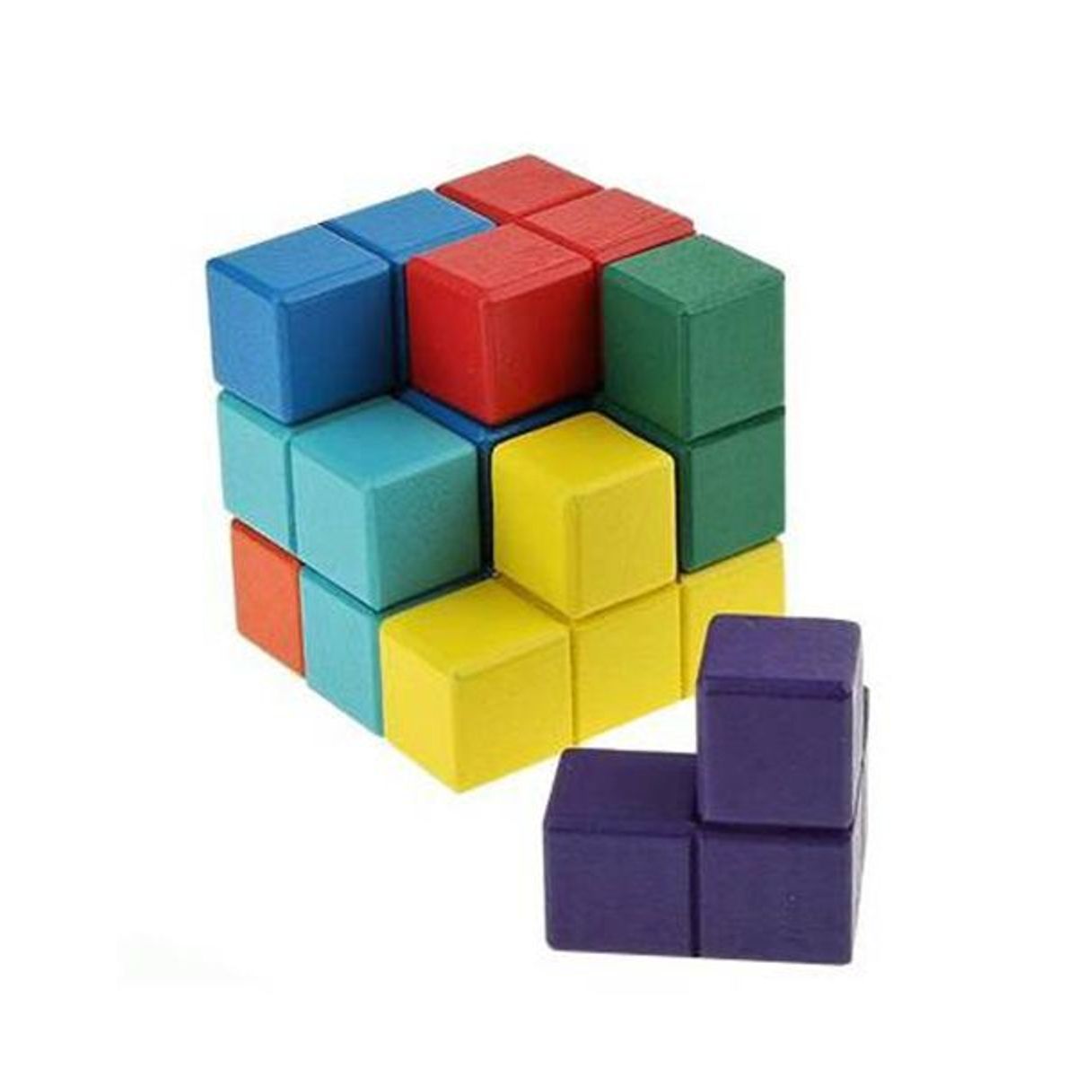 GENERICO - Rompecabezas Tridimensional de un cubo Multicolor