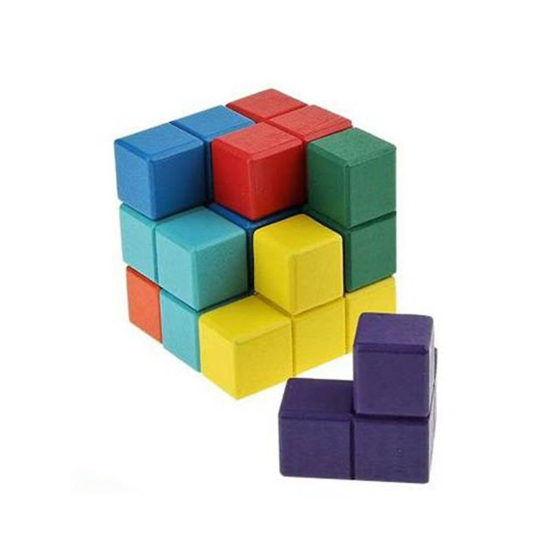 GENERICO - Rompecabezas Tridimensional de un cubo Multicolor