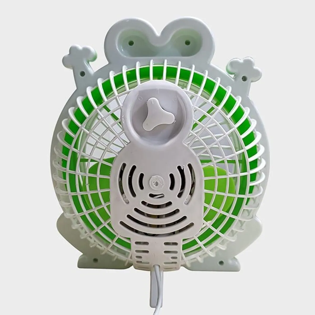 GENERICO - Ventilador de Escritorio Electrico Kawaii Sapito Verde