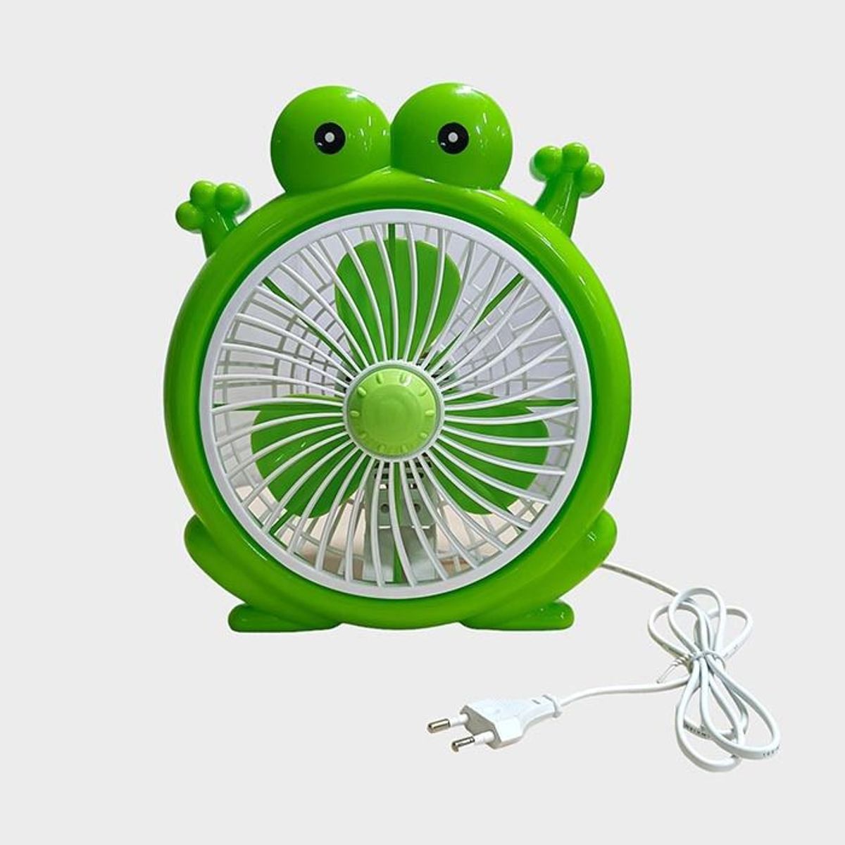 GENERICO - Ventilador de Escritorio Electrico Kawaii Sapito Verde