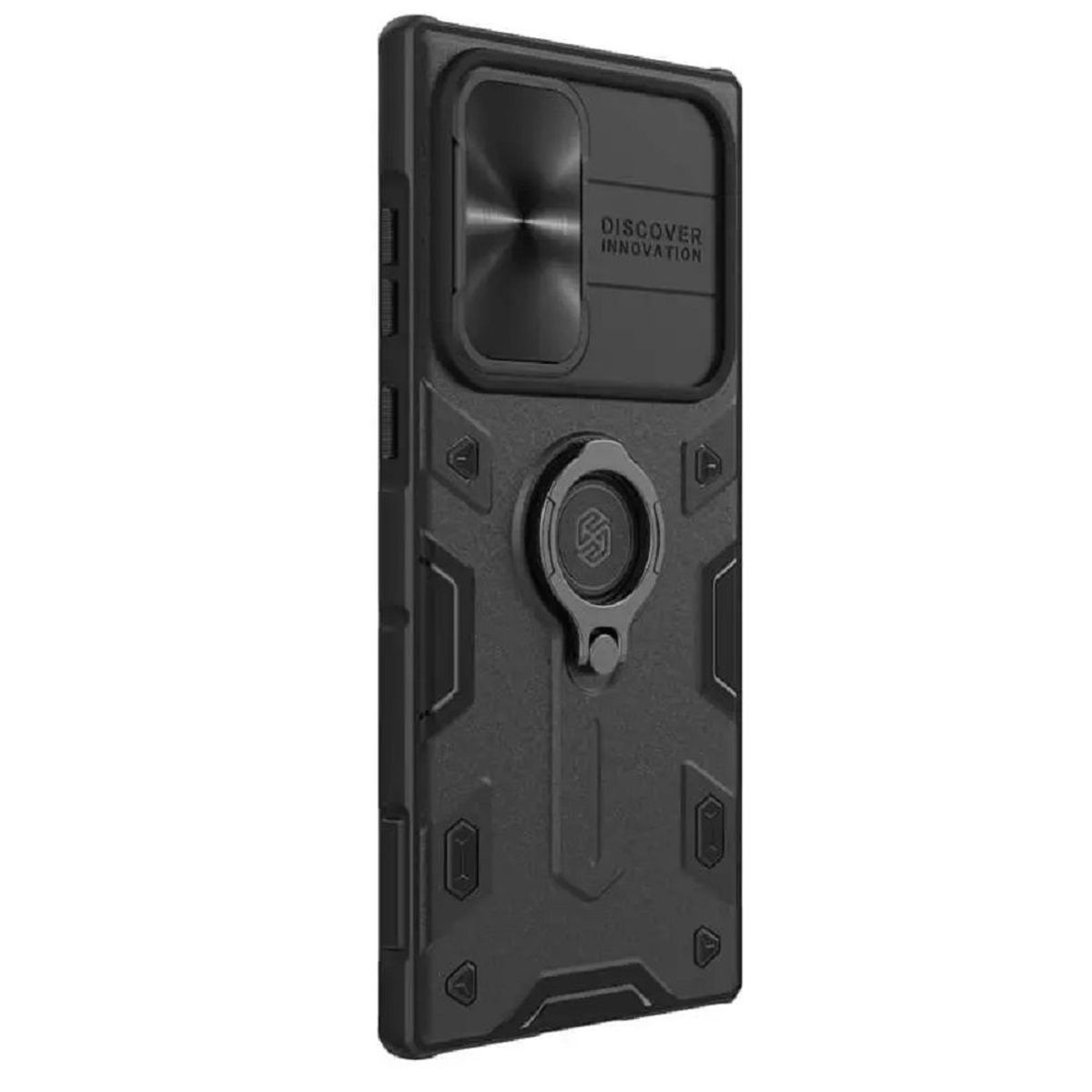 NILLKIN - Funda Nillkin CamShield Armor para Samsung Galaxy S22 Ultra - Negro