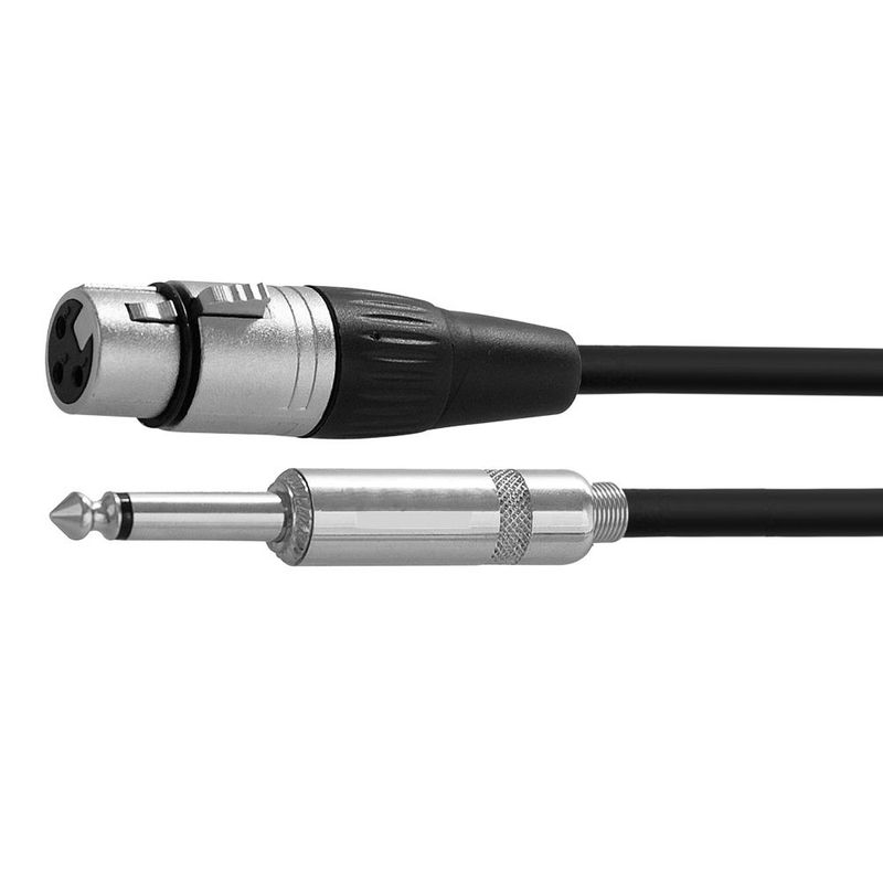 ALL SOUND - Cable Canon xlr macho a plug de 5 mts All Sound para microfono