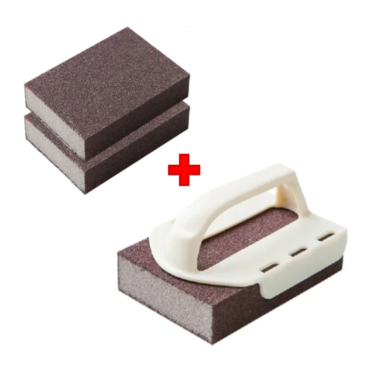 AURELA - Pack de 3 Esponjas Mágicas de Nano Carborundo más Agarrador