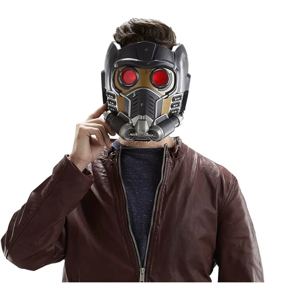 MARVEL - Casco escala 1 - 1 Marvel Legends Star Lord Luces y sonidos