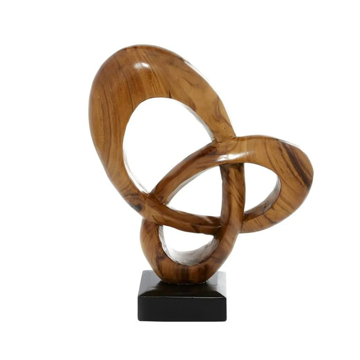 GENERICO - Escultura Abstracta De Madera