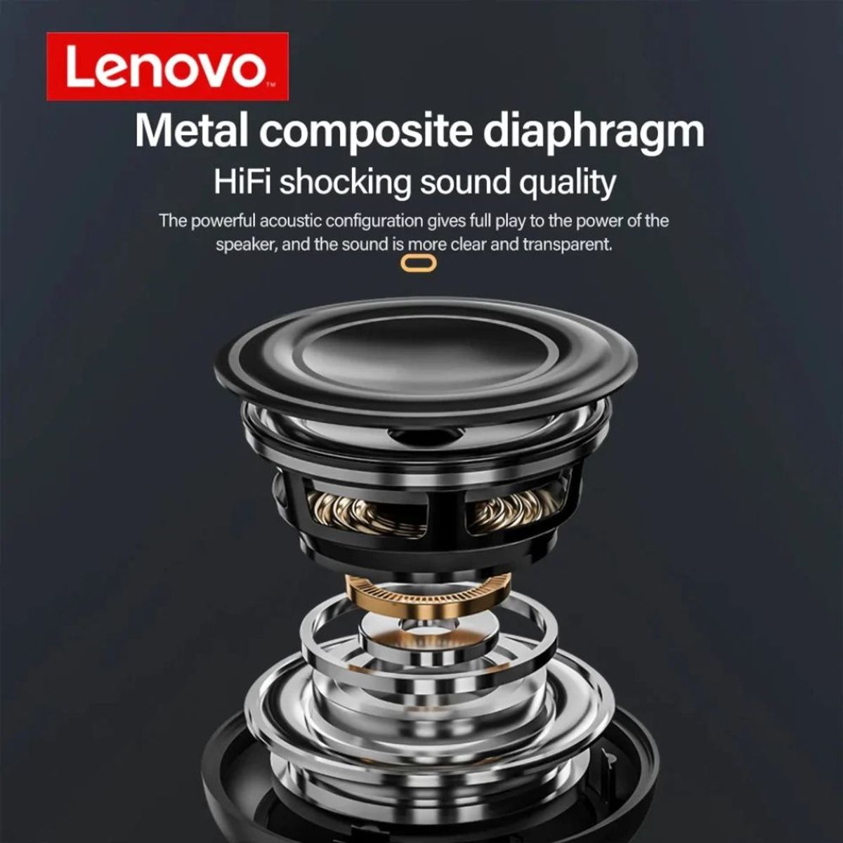 GENERICO - Parlante Bluetooth Inalámbrico Lenovo K3 - Negro