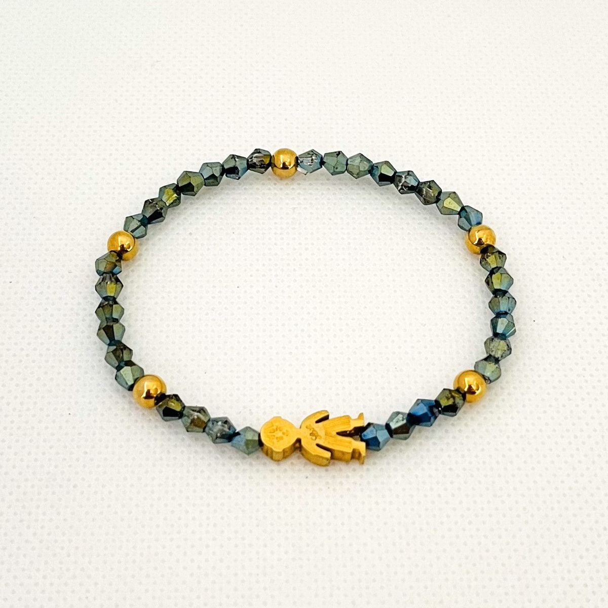 GENERICO - Pulsera de Muranos y Acero - Niño