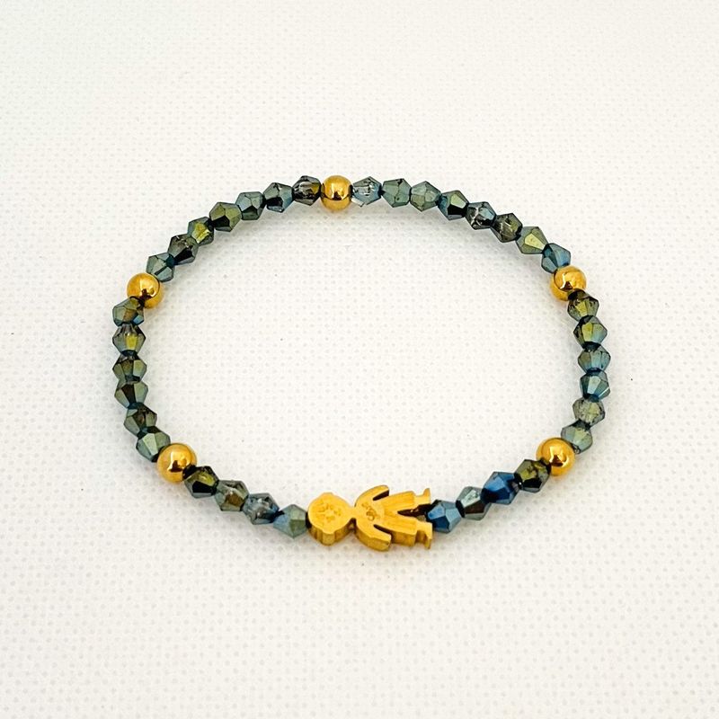 GENERICO - Pulsera de Muranos y Acero - Niño